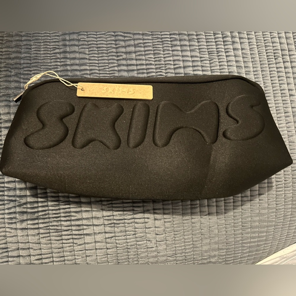 NWT SKIMS neoprene Black Bag